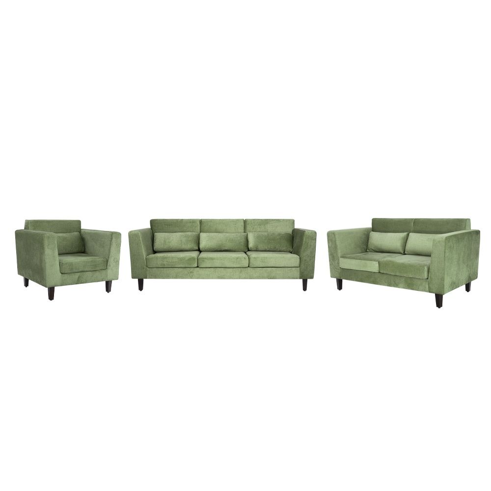 SnoozePro Plus Sofa Set - (3+2+1) Reflection Green